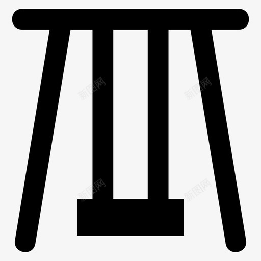 荡秋千休息活动图标svg_新图网 https://ixintu.com 休息 儿童 娱乐 活动 游乐场 荡秋千