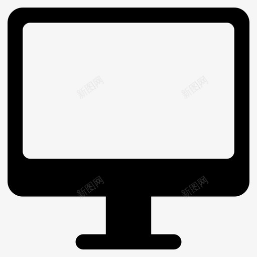 显示器计算机桌面图标svg_新图网 https://ixintu.com pc 图标 字形 显示器 桌面 电子商务 计算机