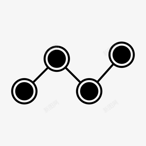 网络连接信号图标svg_新图网 https://ixintu.com 信号 技术字形 网络 连接