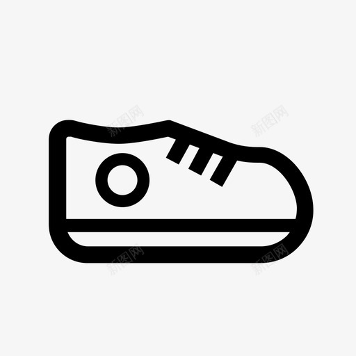 鞋运动鞋图标svg_新图网 https://ixintu.com 运动鞋 鞋
