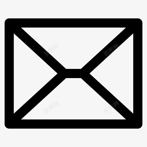 信息业务电子邮件图标svg_新图网 https://ixintu.com 业务 信件 信封 信息 电子邮件