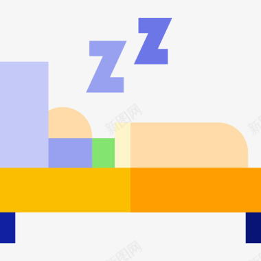 睡眠治疗9平卧图标图标