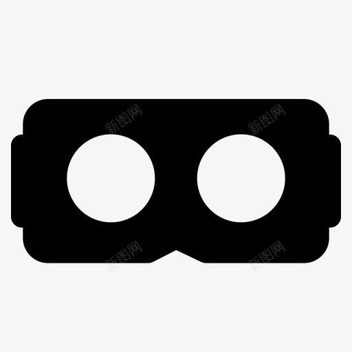 vr纸板设备虚拟现实图标svg_新图网 https://ixintu.com vr 多媒体 实体 纸板 虚拟现实 设备