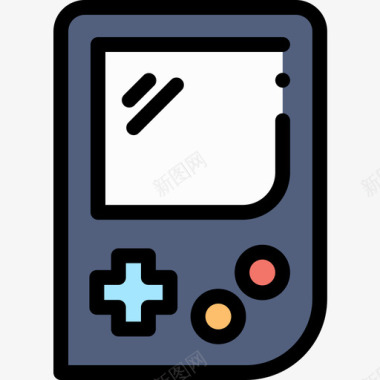 Gameboy51技术线性颜色图标图标