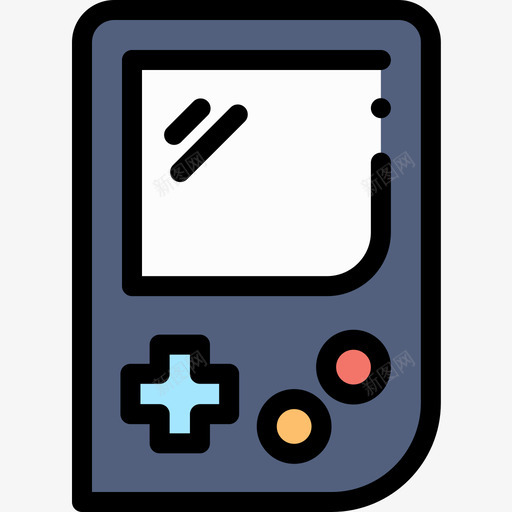 Gameboy51技术线性颜色图标svg_新图网 https://ixintu.com Gameboy 技术 线性 颜色