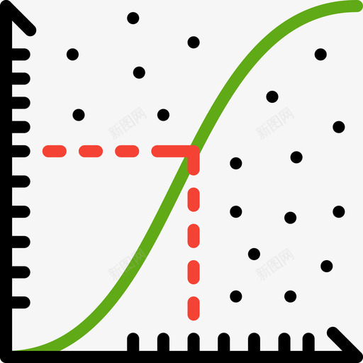 折线图分析37线颜色图标svg_新图网 https://ixintu.com 分析 折线 线图 颜色