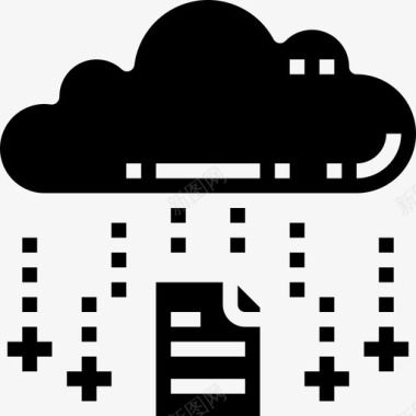 云计算云技术21填充图标图标