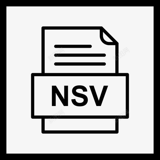 nsv文件文档图标41种文件格式svg_新图网 https://ixintu.com 41种 nsv 图标 文件 文档 格式