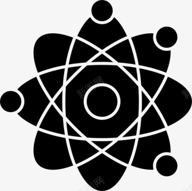 原子化学实验室图标图标