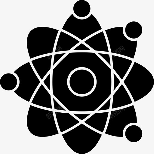 原子化学实验室图标svg_新图网 https://ixintu.com 健康 化学 原子 固体 实验室 科学