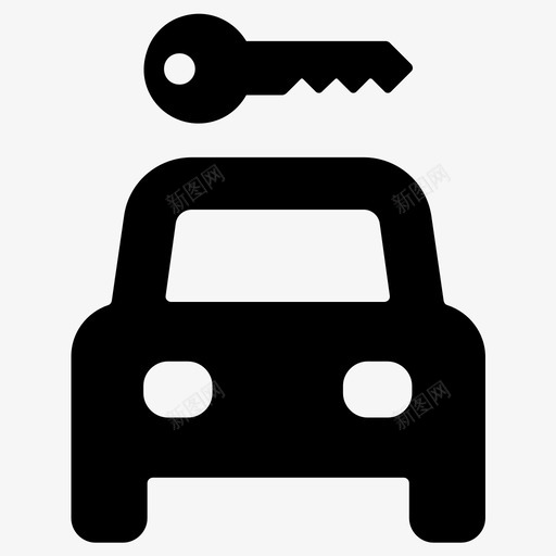 汽车买车车钥匙图标svg_新图网 https://ixintu.com 买车 汽车 租车 车钥匙