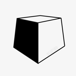 透视的盒子盒子立方体包装图标高清图片