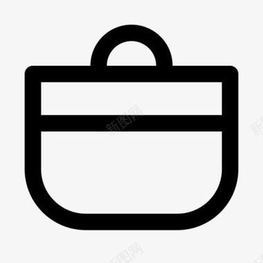 购物袋生活方式v2系列图标图标