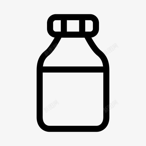 罐子瓶子容器图标svg_新图网 https://ixintu.com 容器 瓶子 罐子 调味料 配料 食物