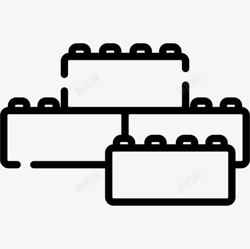 砖块自由时间12线性图标svg_新图网 https://ixintu.com 时间 砖块 线性 自由