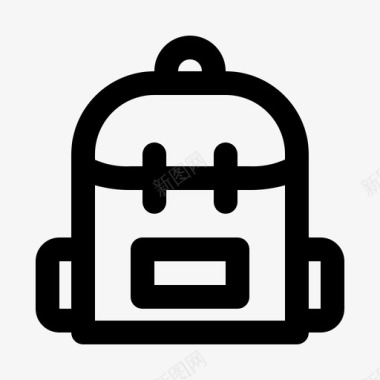 背包书包学校图标图标