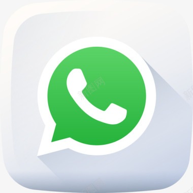 Whatsapp社交媒体标识3颜色图标图标