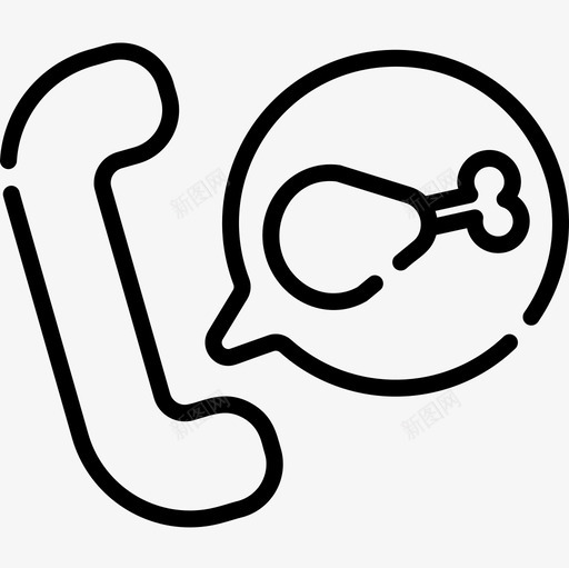 点餐送餐2直系图标svg_新图网 https://ixintu.com 点餐 直系 送餐2