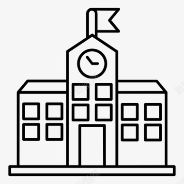 学校商业教育图标图标
