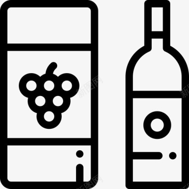 葡萄酒葡萄酒2直系图标图标