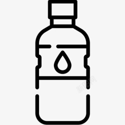 酒吧桌牌号矿泉水59号酒吧线性图标高清图片