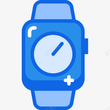 智能手表健身71蓝色图标图标