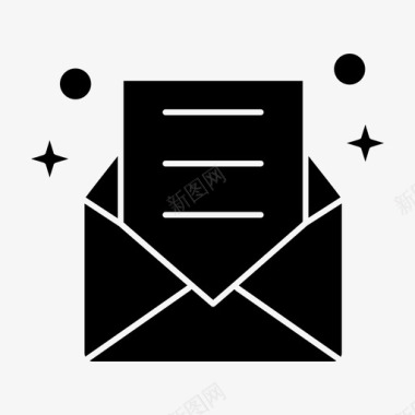信件邮件短信图标图标