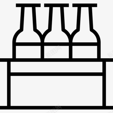 啤酒酒精酒吧图标图标