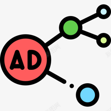 广告线条色彩图标图标