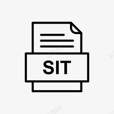 sit文件文件图标文件类型格式图标