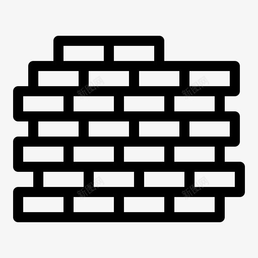 墙砖劳动节图标svg_新图网 https://ixintu.com 劳动节 墙 砖