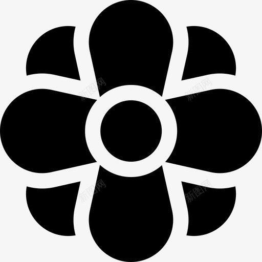 花朵自然56填充图标svg_新图网 https://ixintu.com 填充 自然56 花朵
