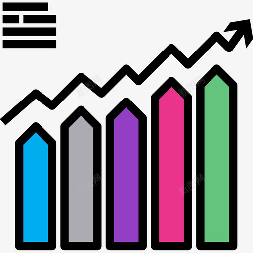 利润图表10线性颜色图标svg_新图网 https://ixintu.com 利润 图表 线性 颜色