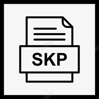 skp文件文件图标文件类型格式图标