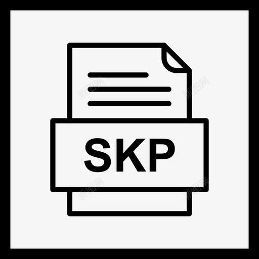 skp文件文件图标文件类型格式svg_新图网 https://ixintu.com 41种文件格式 skp文件文件图标 文件类型 格式