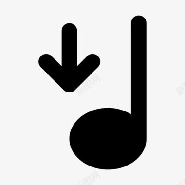 符号媒体音乐图标图标