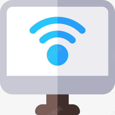 Wifi信号和禁令扁平图标图标