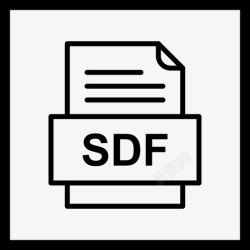 SDF文件格式sdf文件文档图标41种文件格式高清图片