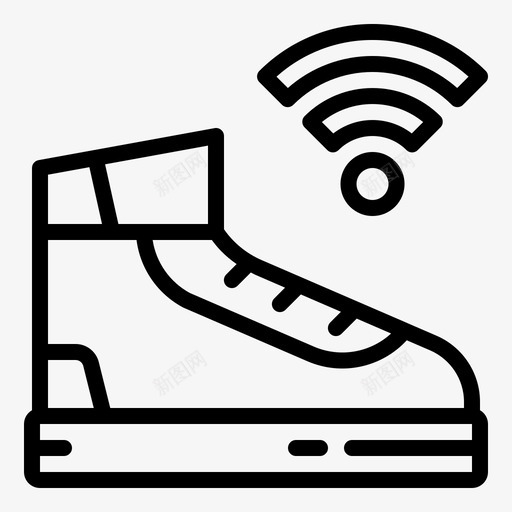智能鞋小工具跑步图标svg_新图网 https://ixintu.com 可穿 小工 工具 智能 穿戴 跑步