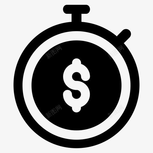 时间就是金钱计划生产力图标svg_新图网 https://ixintu.com 商业 图标 就是 时间 时间管理 生产力 省钱 符号 计划 金钱
