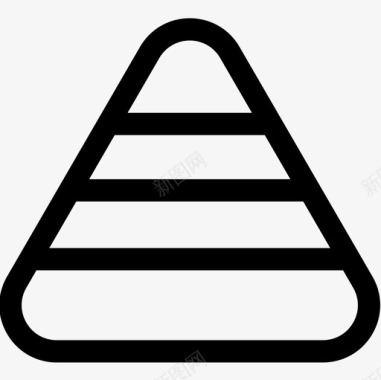 金字塔图分析26线性图标图标