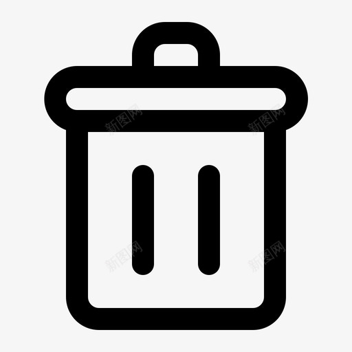垃圾箱电子商务垃圾图标svg_新图网 https://ixintu.com 商店 在线 垃圾 垃圾箱 提纲 电子商务 网上购物