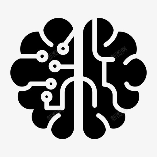 大脑人体器官智力图标svg_新图网 https://ixintu.com ux字形图标 人体器官 大脑 思维 智力 界面界面