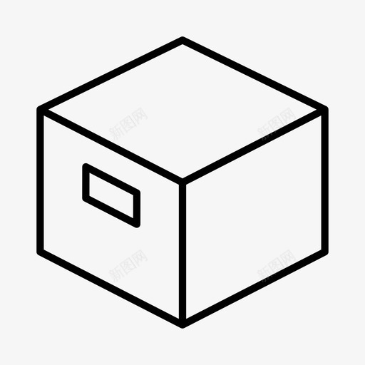 包装箱纸箱瓦楞纸箱图标svg_新图网 https://ixintu.com 包装 包装箱 物流 瓦楞纸箱 纸箱