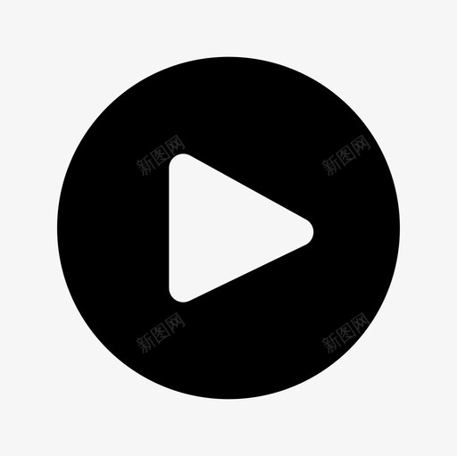 播放娱乐媒体图标svg_新图网 https://ixintu.com 娱乐 媒体 播放 视频 音乐