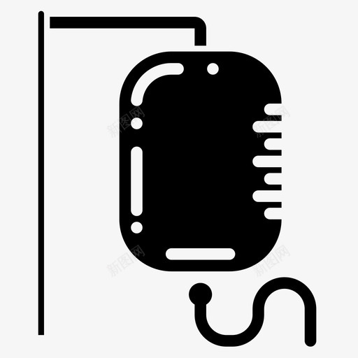 盐水医疗和医院2固体图标svg_新图网 https://ixintu.com 医疗 医院 固体 盐水
