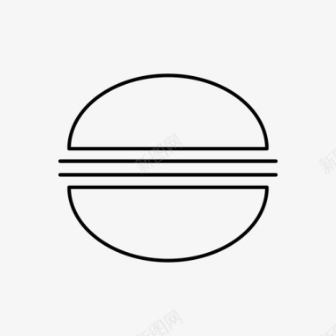 汉堡快餐食品图标图标