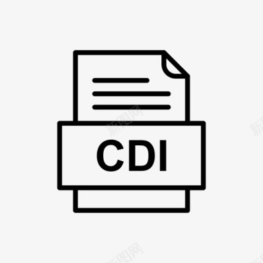 文件格式文件类型cdi文件格式图标图标
