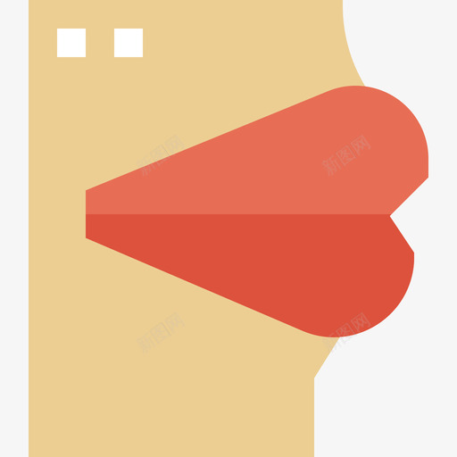 嘴唇身体和健身2平坦图标svg_新图网 https://ixintu.com 嘴唇 平坦 身体和健身2