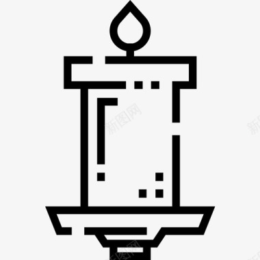 蜡烛万圣节89直系图标图标